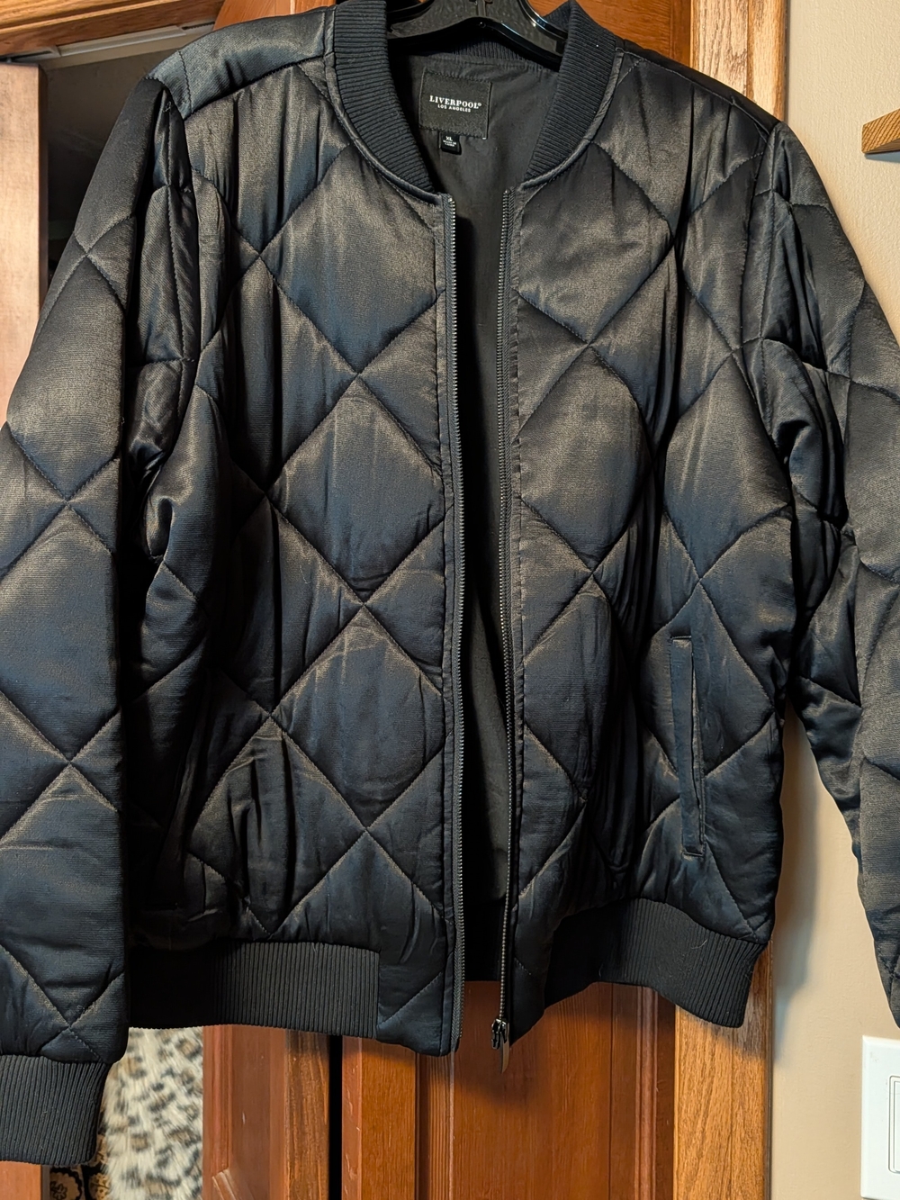 Liverpool Black Quilted Jacket